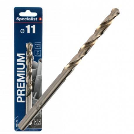 Metalo grąžtas SPECIALIST+ Premium, 11 mm, HSS