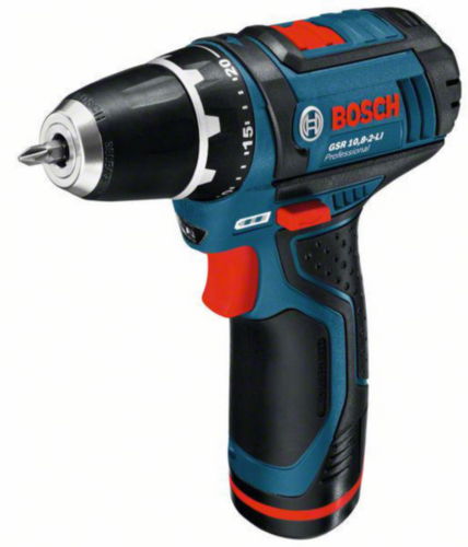 Akumuliatorinis suktuvas-gręžtuvas BOSCH GSR 12V-15 Solo, 12 V