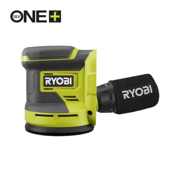 Akumuliatorinis ekscentrinis šlifuoklis RYOBI ONE+ RROS18-0, 18 V, 125 mm, be akumuliatoriaus