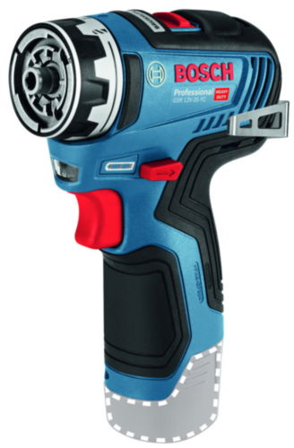 Akumuliatorinis suktuvas-gręžtuvas BOSCH GSR 12V-35 FC Solo, 12 V