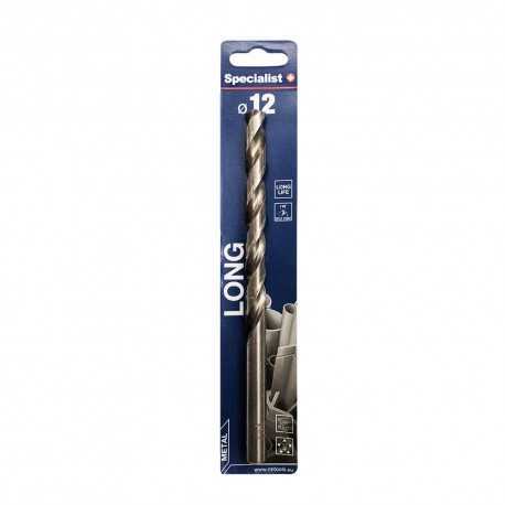 Metalo grąžtas SPECIALIST+ Long, 12 x 115mm, DIN340, prailgintas