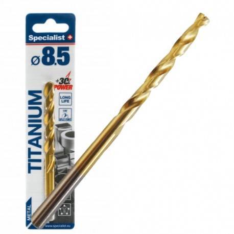 Metalo grąžtas SPECIALIST+ Titan, 8,5 mm
