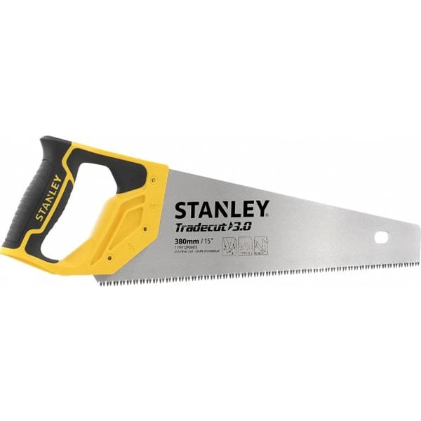 Pjūklas STANLEY Tradecut, 380 mm, medžiui, 11 tpi