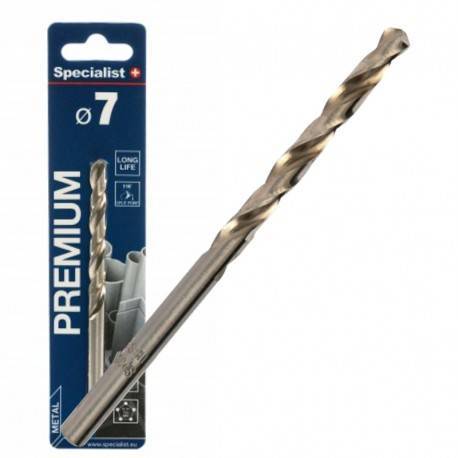 Metalo grąžtas SPECIALIST+ Premium, 7,0 mm, HSS