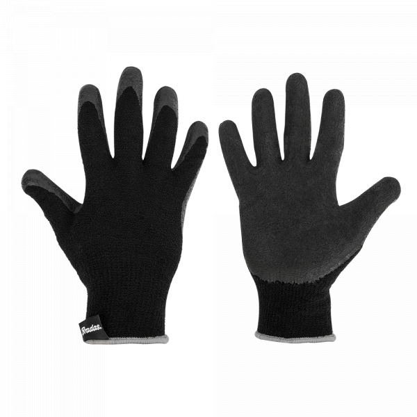 Sodo ir darbo pirštinės Bradas TERMO GRIP BLACK, 11 dydis, 6 vnt.