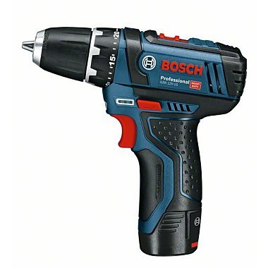Akumuliatorinis suktuvas-gręžtuvas BOSCH GSR 12V-15, 12 V, 2 x 2,0 Ah