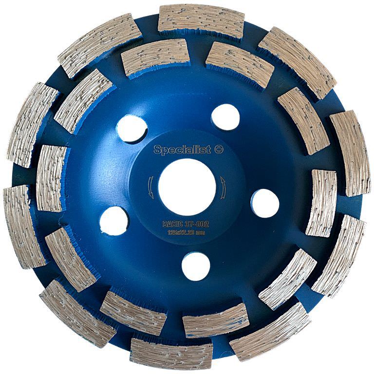 Deimantinė šlifavimo lėkštė SPECIALIST+ Basic, 125 x 22,23 mm