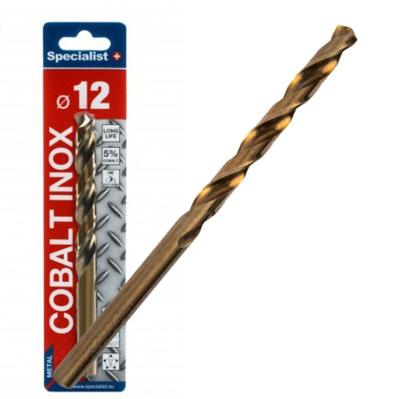 Metalo grąžtas SPECIALIST+ Cobalt, 12,0 x 101/151 mm