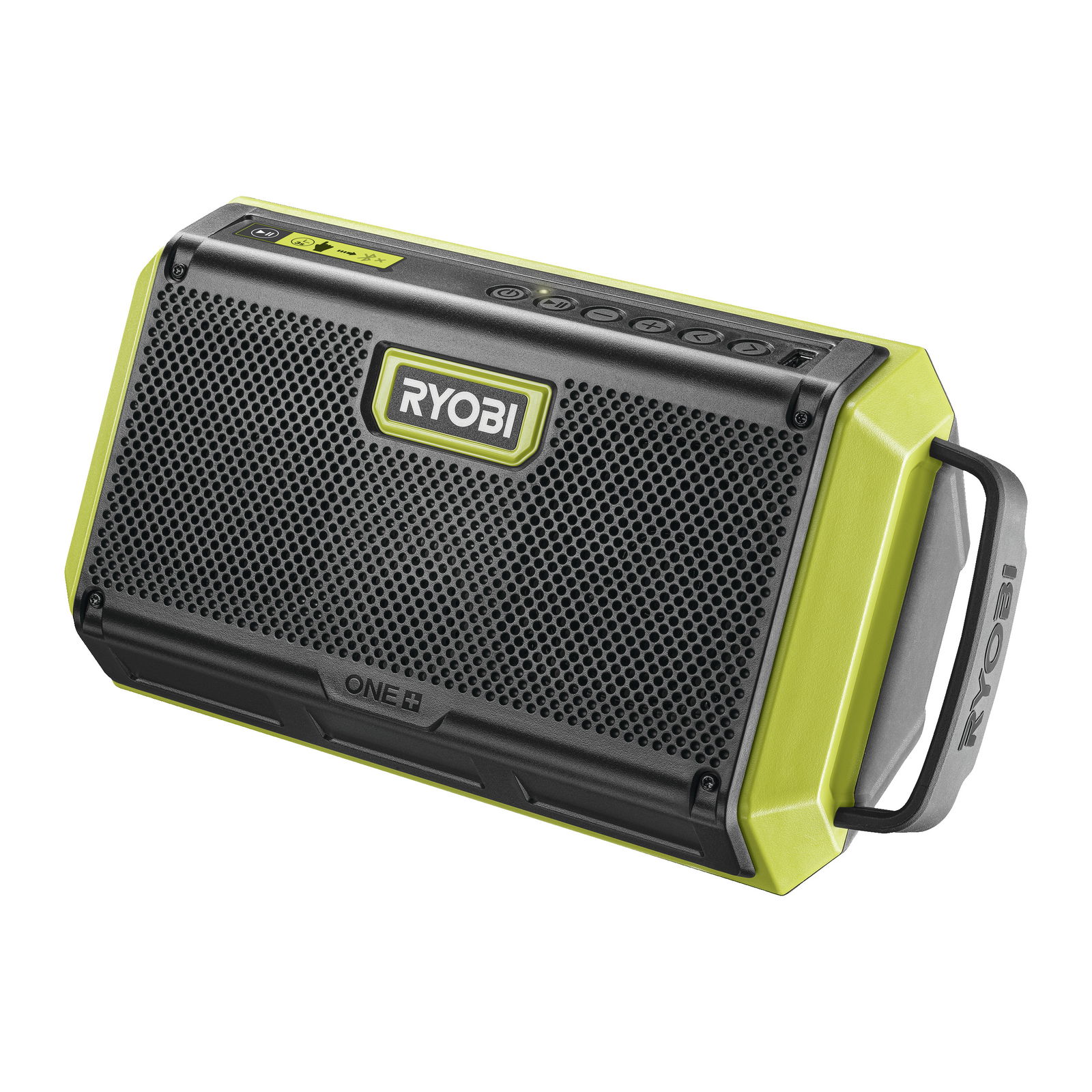 Radijas RYOBI ONE+ RBT18-0, 18 V, Bluetooth, USB, be akumuliatoriaus