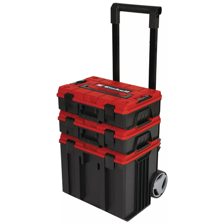 Einhell | E-Case Tower Tool Box Set with Wheels, 3 pcs | 4540015