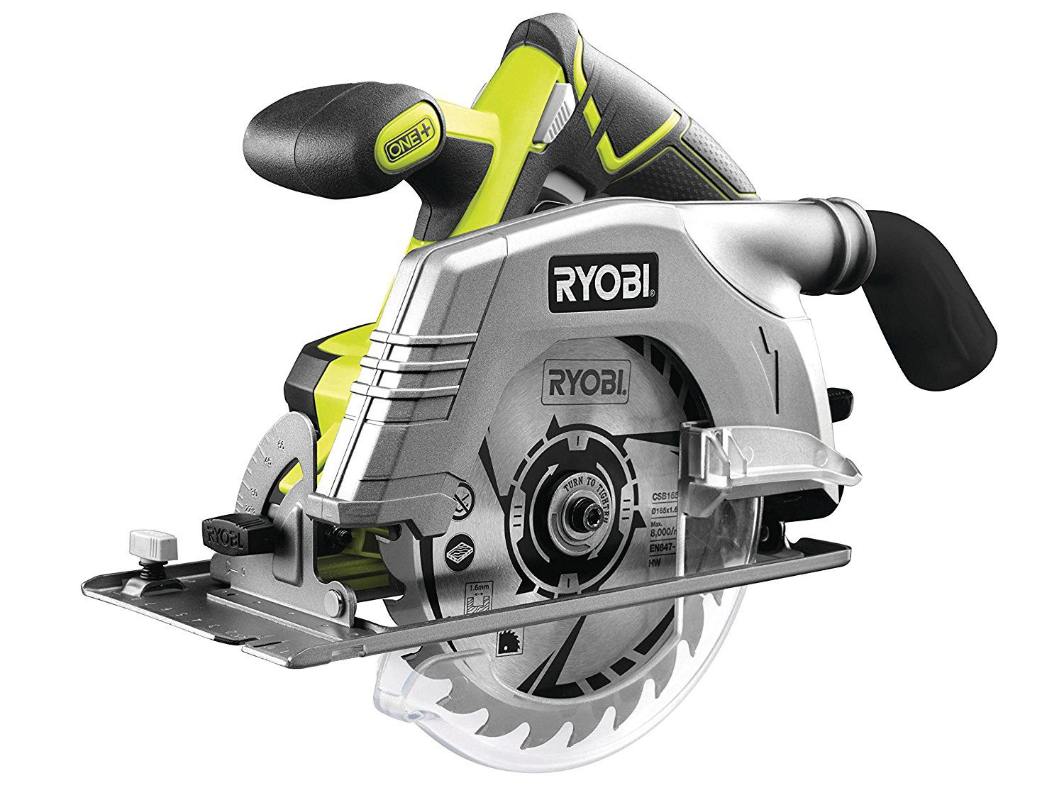 Akumuliatorinis diskinis pjūklas Ryobi R18CS-0, 18V