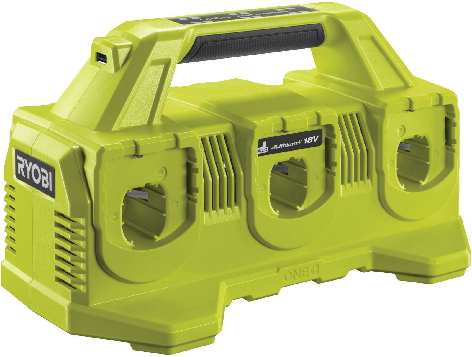 6 jungčių ONE+ įkroviklis RYOBI RC18640, 18 V