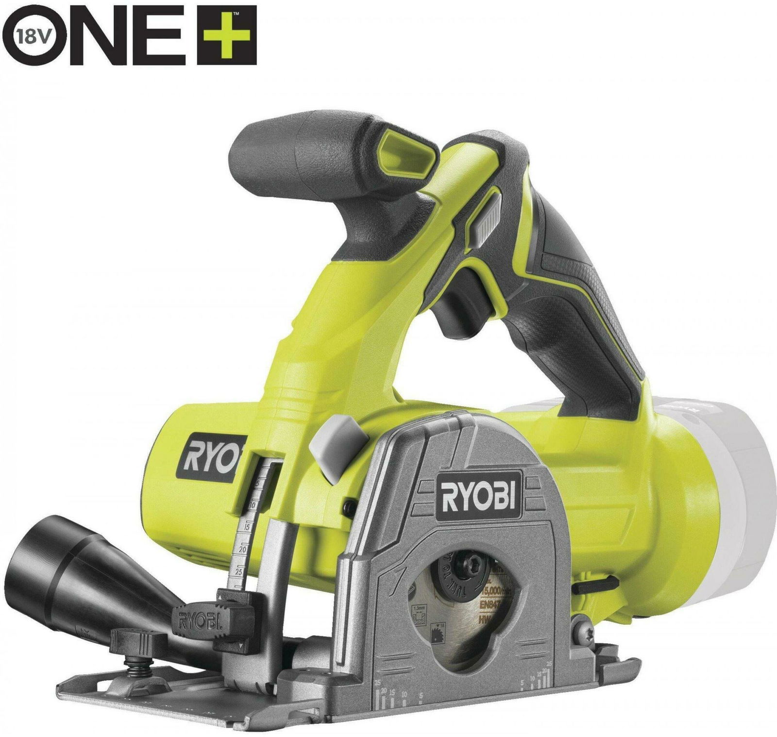 Diskinis pjūklas RYOBI R18MMS-0; 18 V (be akum. ir krov.)