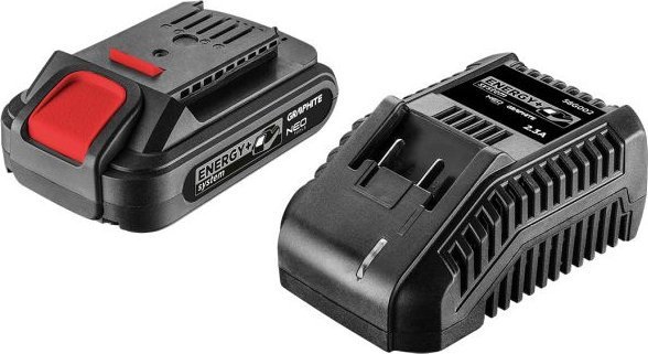 Graphite Energy+ set: Battery 2 Ah with 58GE131 charger