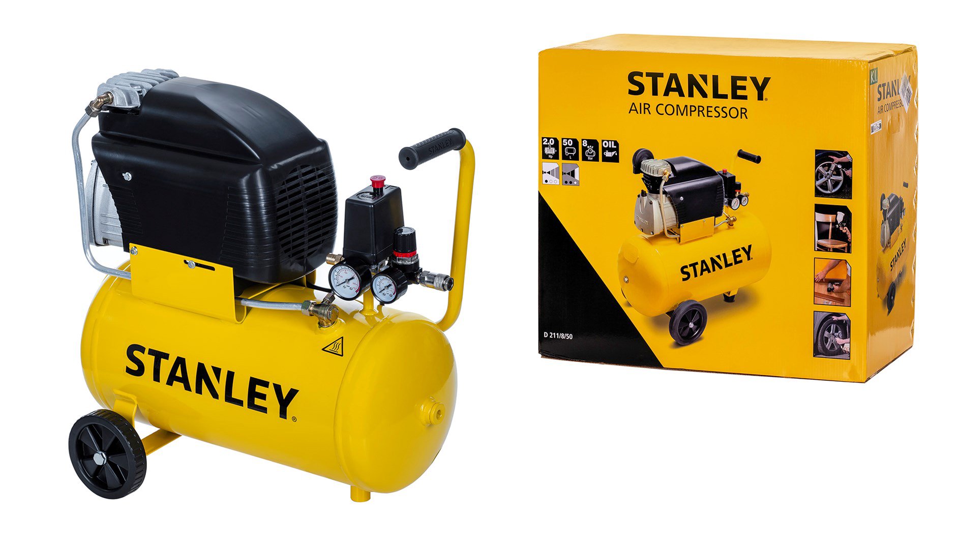 Oro kompresorius STANLEY 50L 1500W FCDV404STN006