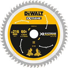 Dewalt Saw blade 216mm 60 teeth (DT99570-QZ)
