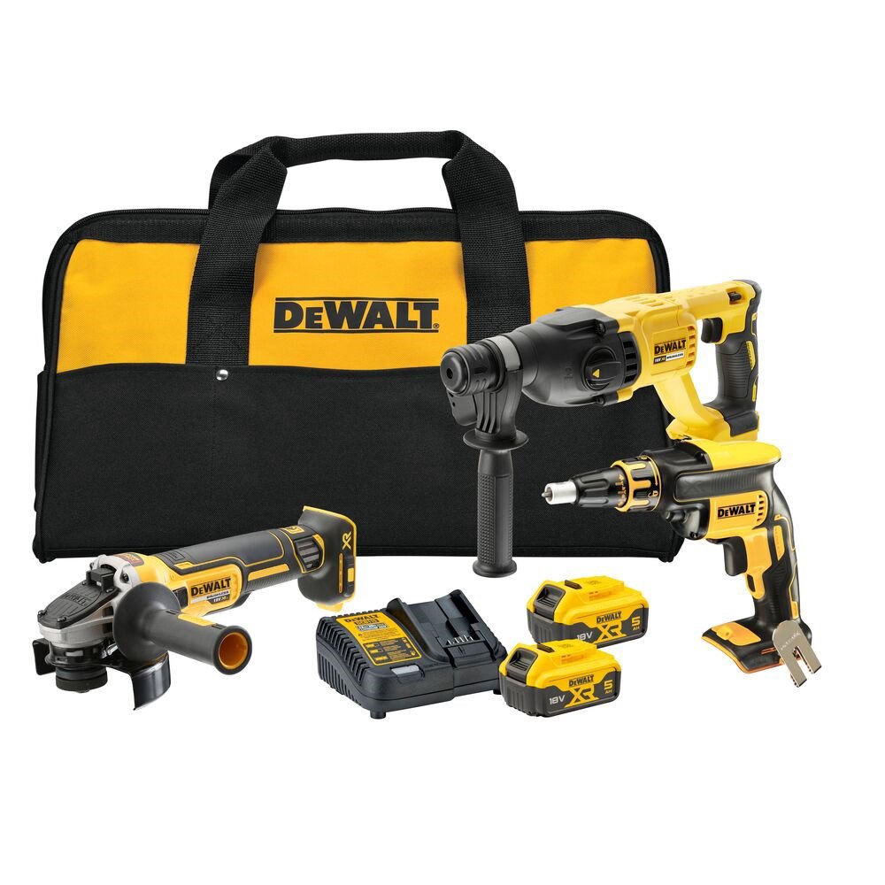 DEWALT XR DCK304P2 18V KOMBINUOTŲ ELEKTRINIŲ ĮRANKIŲ RINKINYS