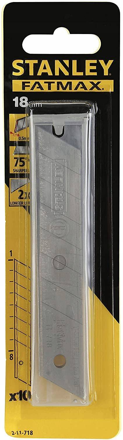 STANLEY FATMAX 18 mm nulaužiami peiliukai 10 vnt. 2-11-718