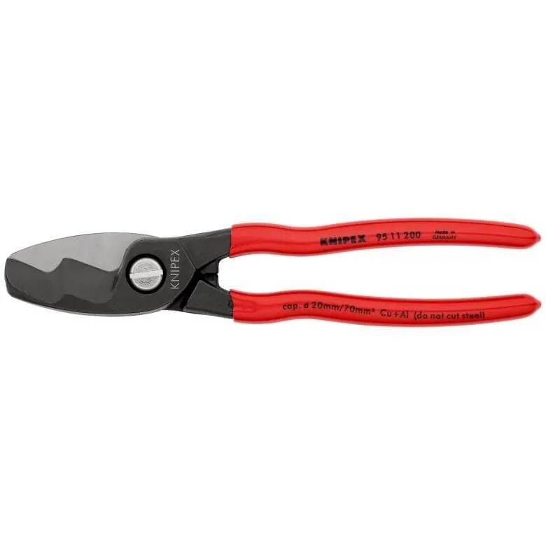 Knipex dviašmenės kabelių žirklės 9511200
