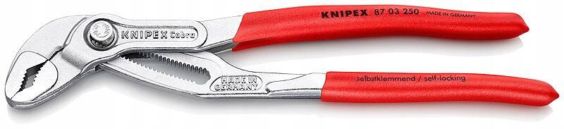 Naujos kartos reguliuojamos Knipex vamzdžių replės