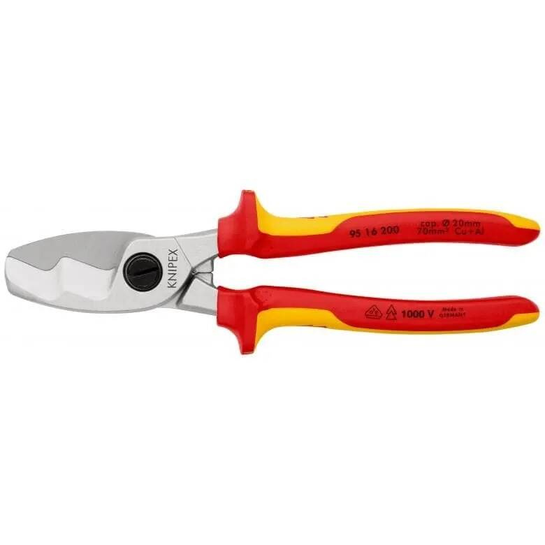 Knipex dvigubų ašmenų kabelių pjaustytuvas 9516200