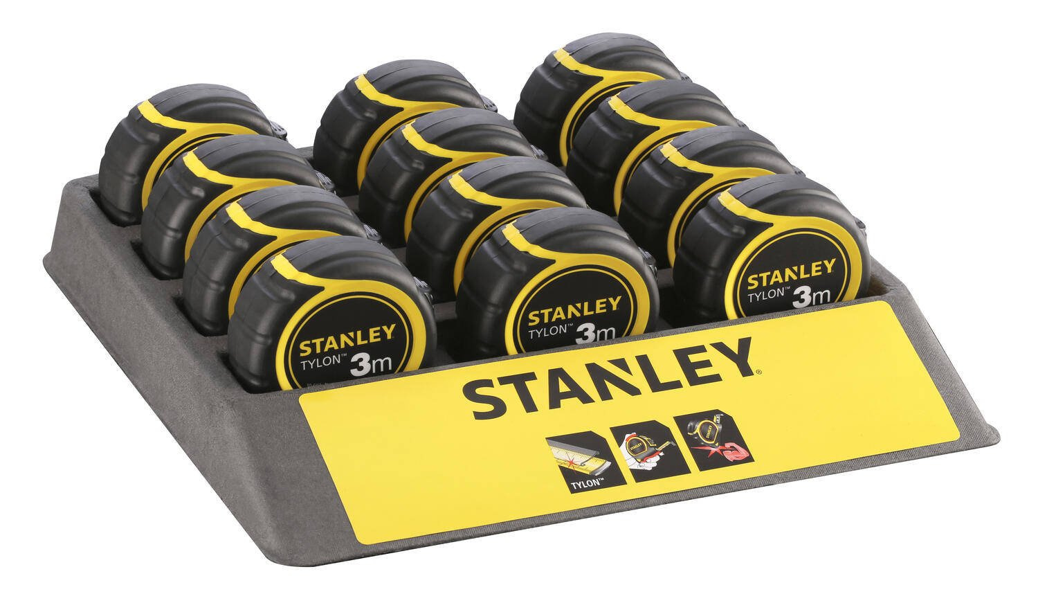 Stanley Tylon matavimo juosta 3 m x 12,7 mm