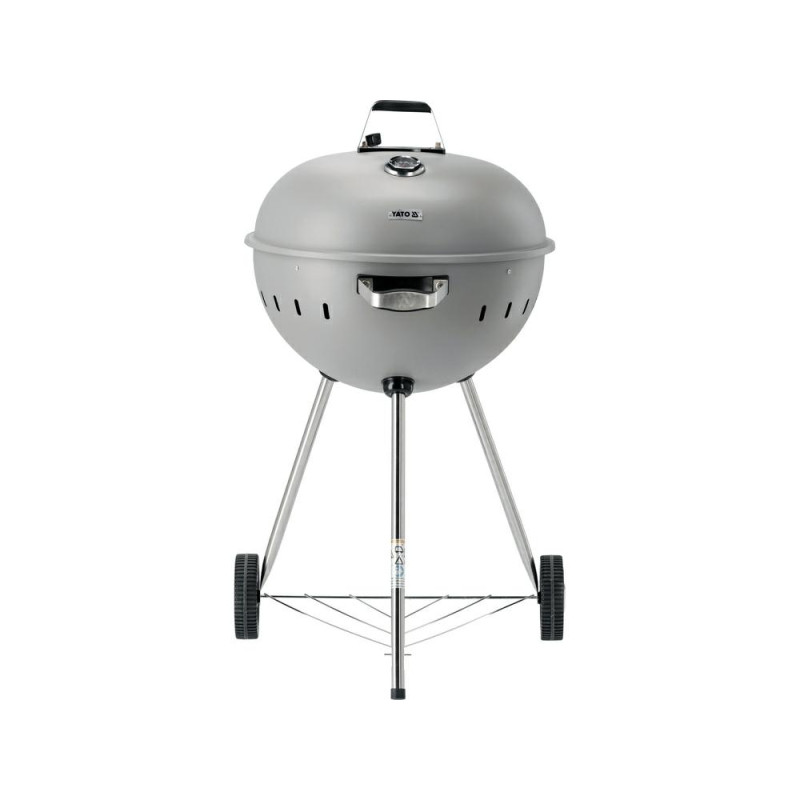 YG.GRILL WĘGLOWY OKRĄGŁY 54cm SZARY
