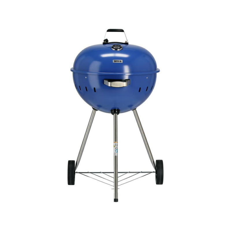 YG.GRILL WĘGLOWY OKRĄGŁY 54cm NIEBIESKI