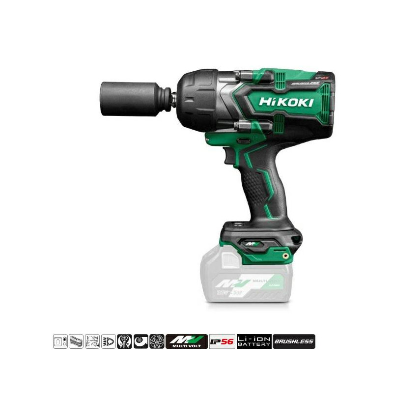 HIKOKI.KLUCZ UDAROWY 36V WR36DG W4Z 1/2" 1400Nm MV BL IP56