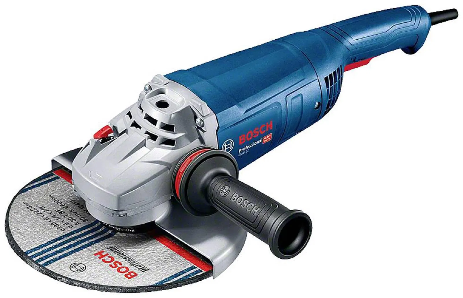 Elektrinis kampinis šlifuoklis BOSCH PRO GWS 22-230 P, su šepetėliais
