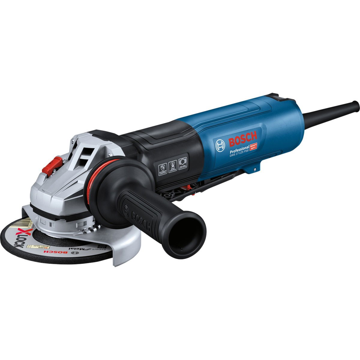 Elektrinis kampinis šlifuoklis BOSCH PRO GWS 17-125 PSB, 1700 W