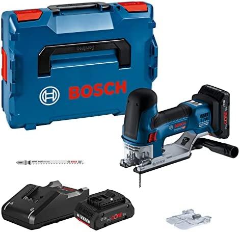 Akumuliatorinis siaurapjūklis BOSCH PRO GST 18V-155 SC, 18V (2x ProCORE18V 4.0Ah, L-BOXX)