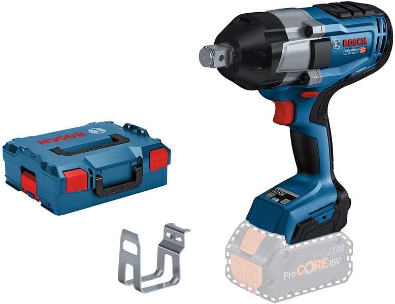 Akumuliatorinis smūginis veržliasūkis BOSCH PRO GDS 18V-1050 H solo, 18 V, (be akum.ir krov., su L-BOXX)