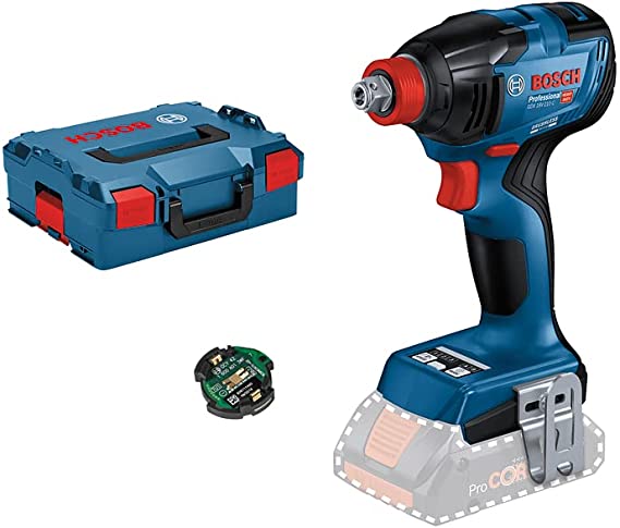 Akumuliatorinis smūginis veržliasūkis BOSCH PRO GDX 18V-210 C solo, 18V (be akum., su L-BOXX)
