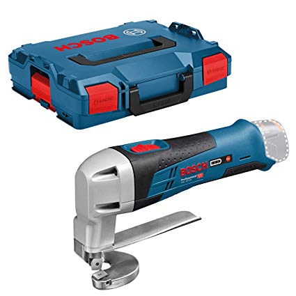 Akumuliatorinės kerpamosios skardos žirklės BOSCH PRO GSC 12V-13 (be akum., su L-BOXX)