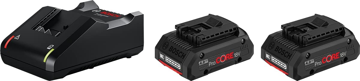 Akumuliatoriaus ir įkroviklio komplektas BOSCH PRO, 18 V, li-ion, 4000 mAh