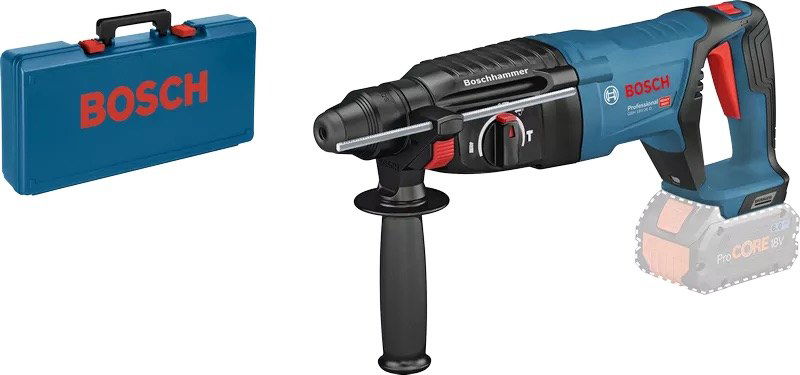 Akumuliatorinis perforatorius BOSCH PRO GBH 18V-26 D solo (be akum., su lagaminu)