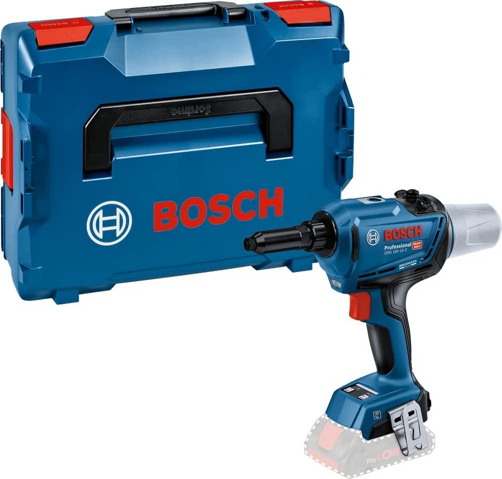 Akumuliatorinis kniediklis BOSCH PRO GRG 18V-16 C solo, 18 v (be akum., su L-BOXX)