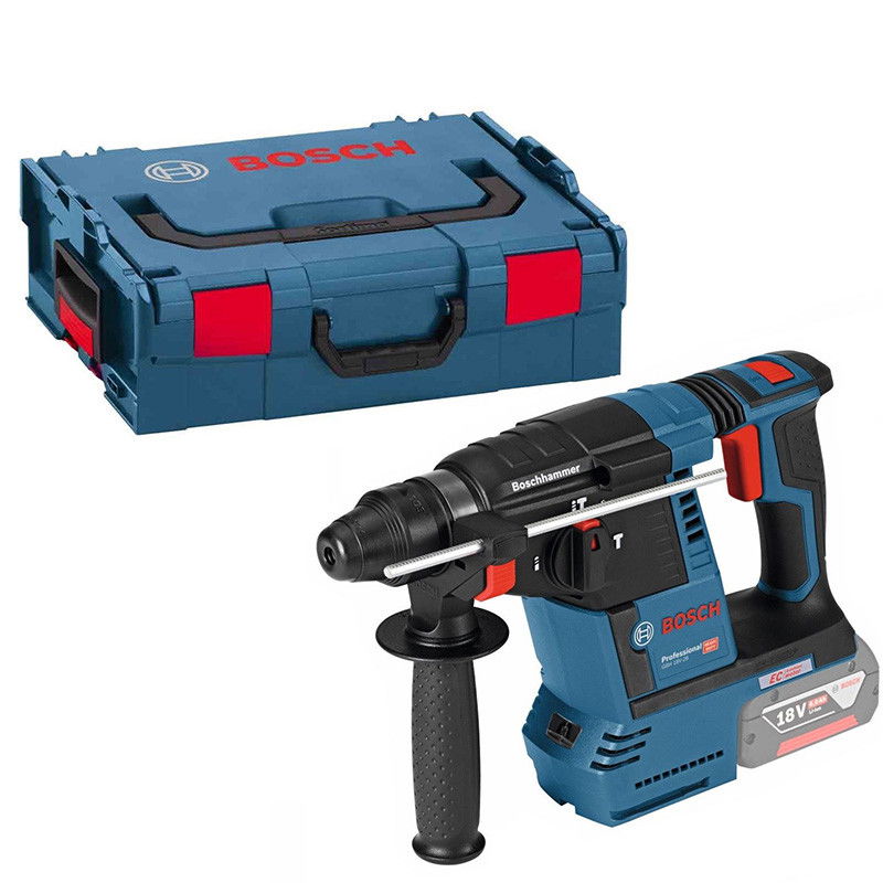 Akumuliatorinis perforatorius BOSCH PRO GBH 18V-26 solo, SDS+ (be akum., su L-BOXX)