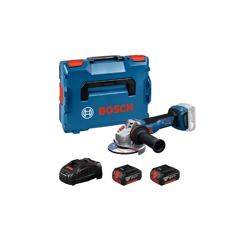 06019N4002 BOSCH.Kampinis šlifuoklis 125 mm GWS 18V-11 S 2x5.0Ah LB
