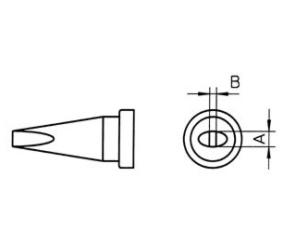 Antgalis 1.6mm LT-A, WSP80  lituokliui, Weller