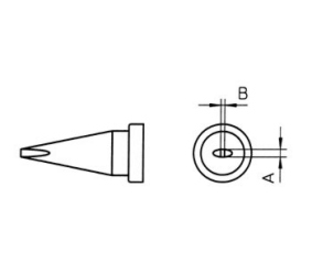 Antgalis 0.8mm LT-H, WSP80  lituokliui, Weller