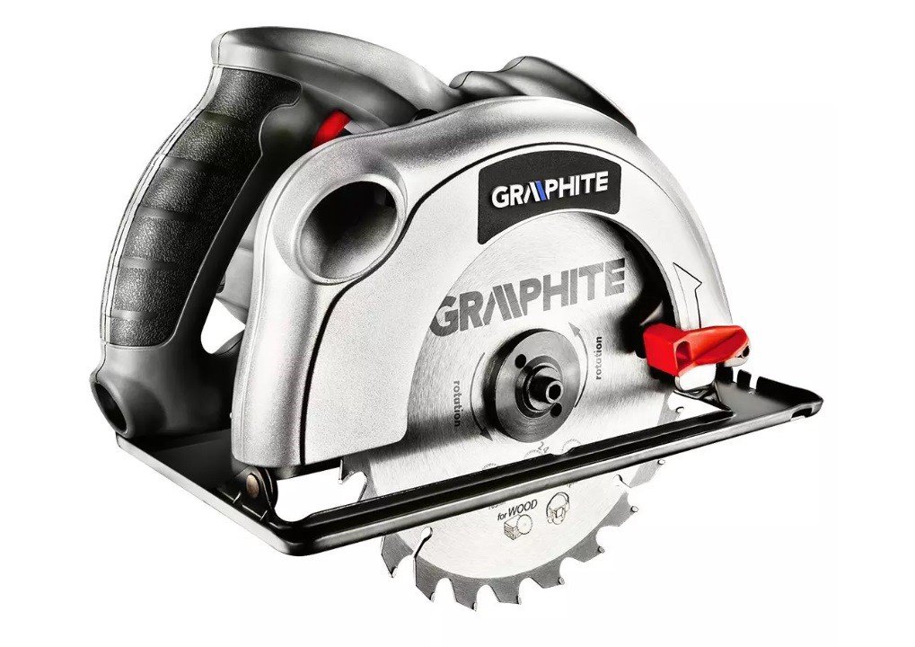 Diskinis pjūklas 1200W Graphite diskinis pjūklas 185 mm