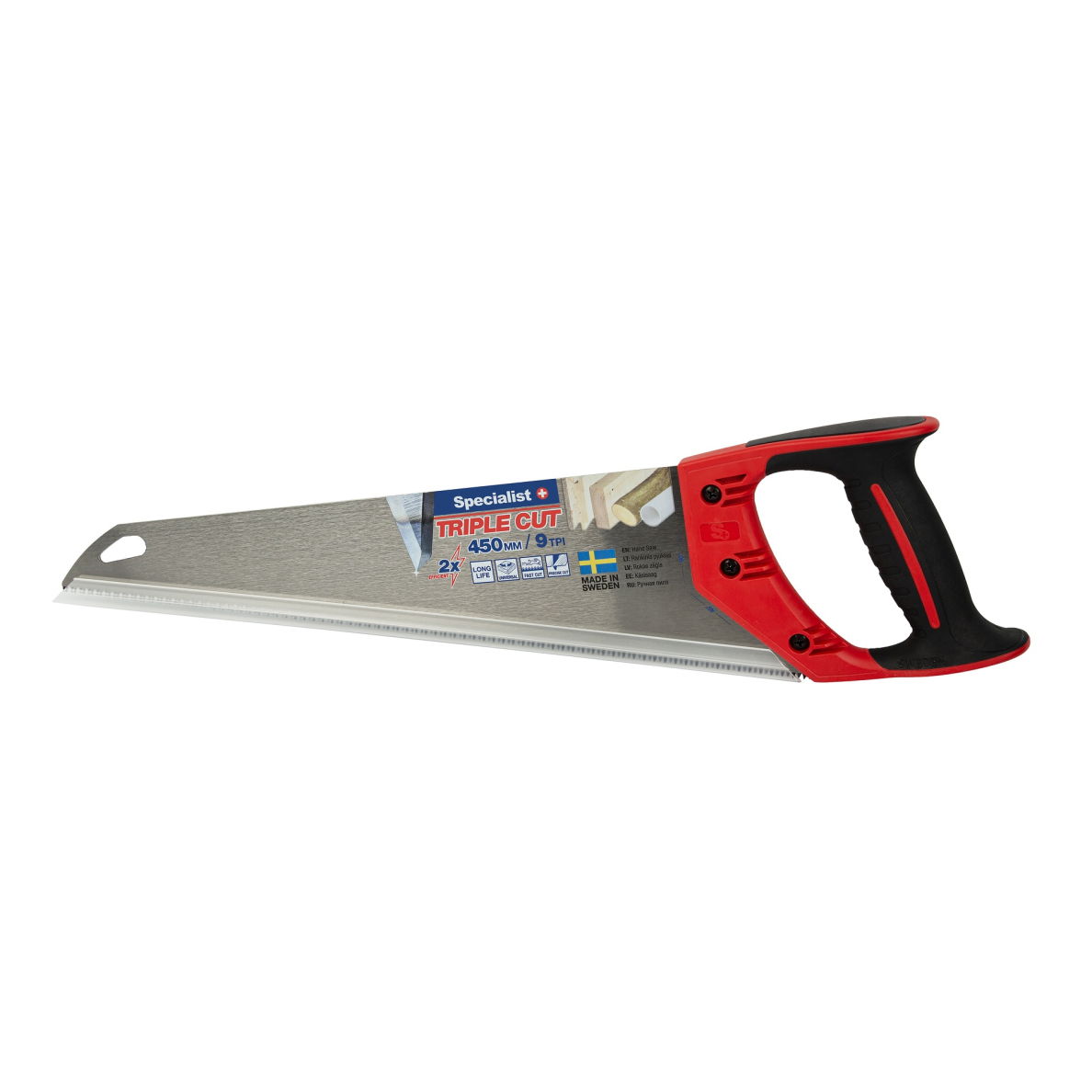 Medžio pjūklas SPECIALIST+ Triple Cut, 450 mm, 9 TPI