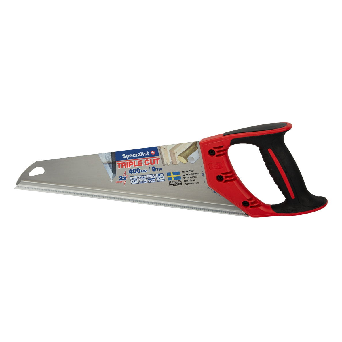 Medžio pjūklas SPECIALIST+ Triple Cut, 400 mm, 9 TPI