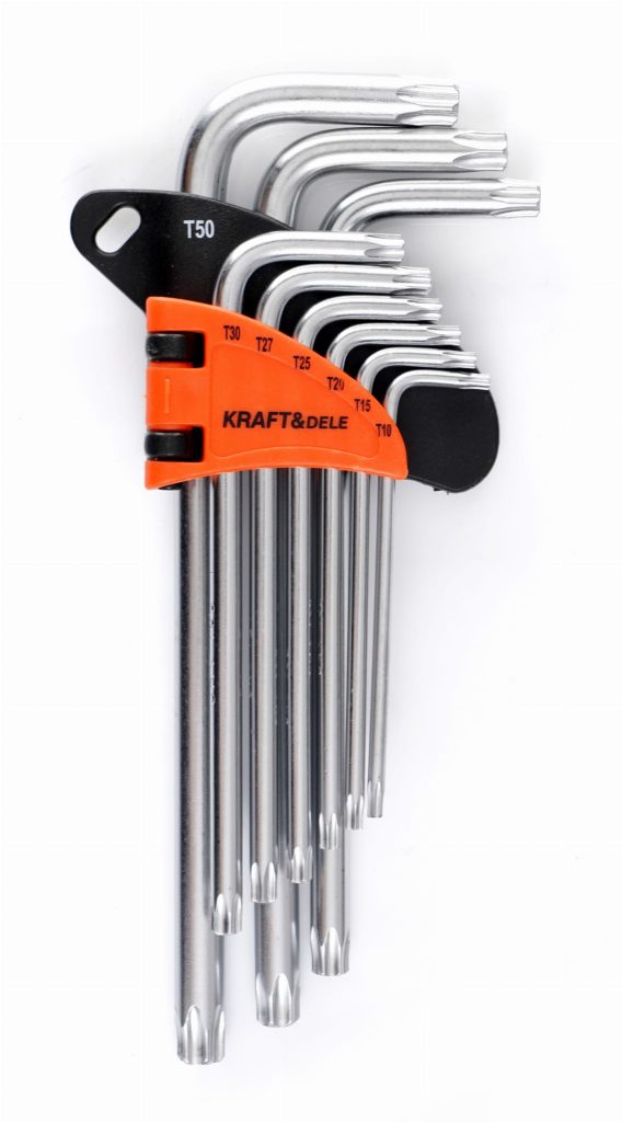 TORX raktų rinkinys 9 vnt. KD11933