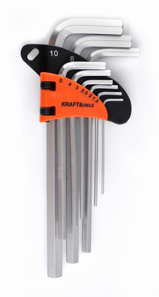 Rinkinys šešiakampių raktų HEX 9 vnt. KD11932