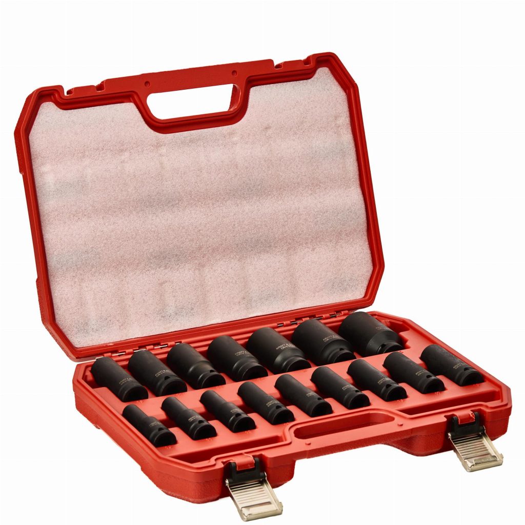 Smūginių galvučių komplektas 1/2″ 10- 32 mm 16 vnt. KD11749
