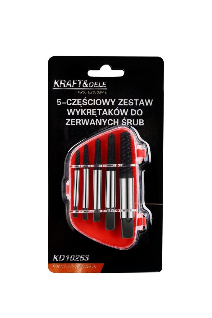 Varžtų ištraukimo rinkinys 5 vnt. KD10263