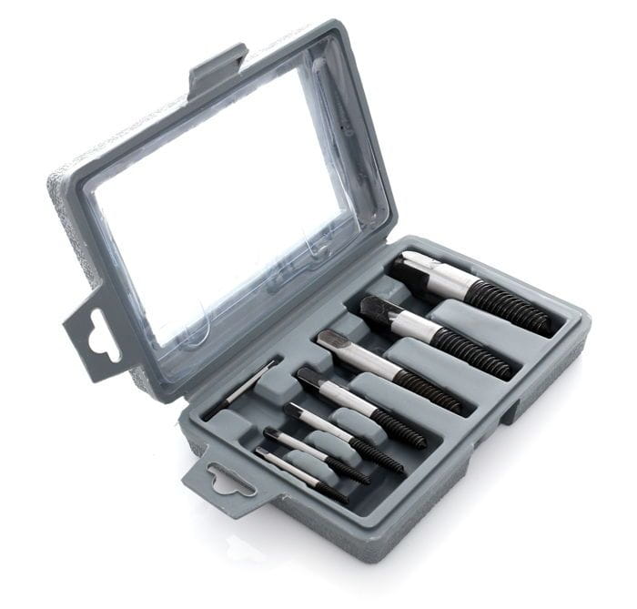 8 dalių sulūžusių varžtų išsukėjų rinkinys KD10262